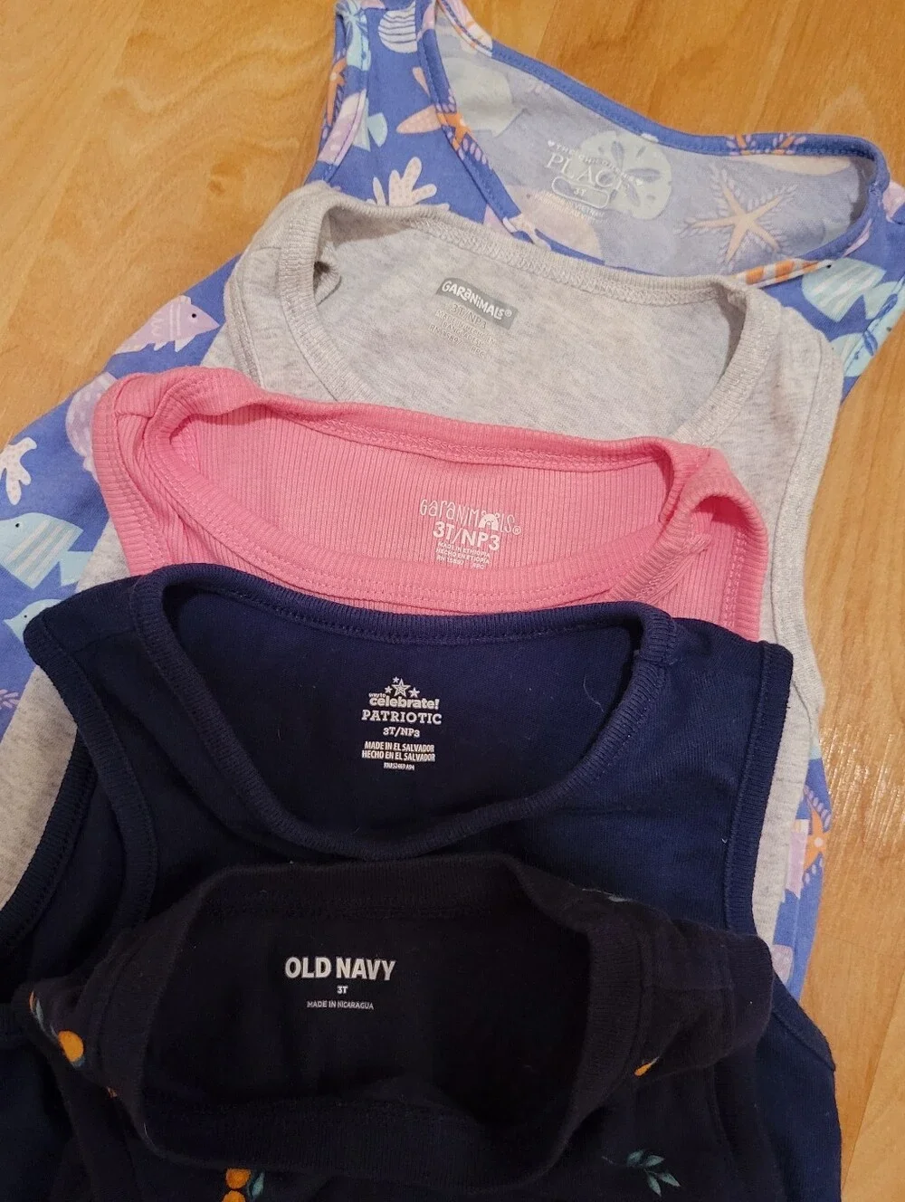 Toddler Girls Tank Top Bundle Size 3T